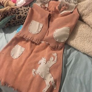 Real leather costume